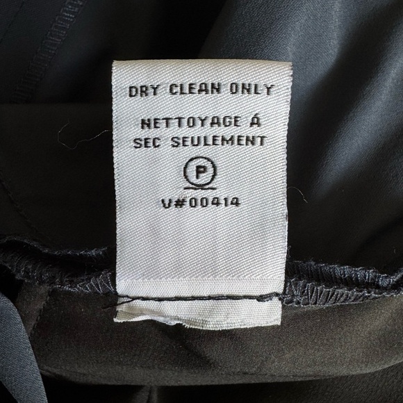 Diane Von Furstenberg Anabelle Poplin Trouser Pant Steel Blue - Size 6 - Picture 9 of 14